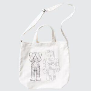 Uniqlo Kaws Andy Warhol 2-Way Cotton Tote Bag - NWT